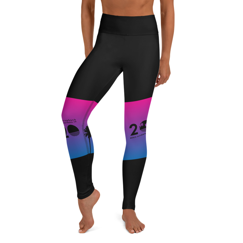 LATB 2020 Womens Leggings black diagonal stripe