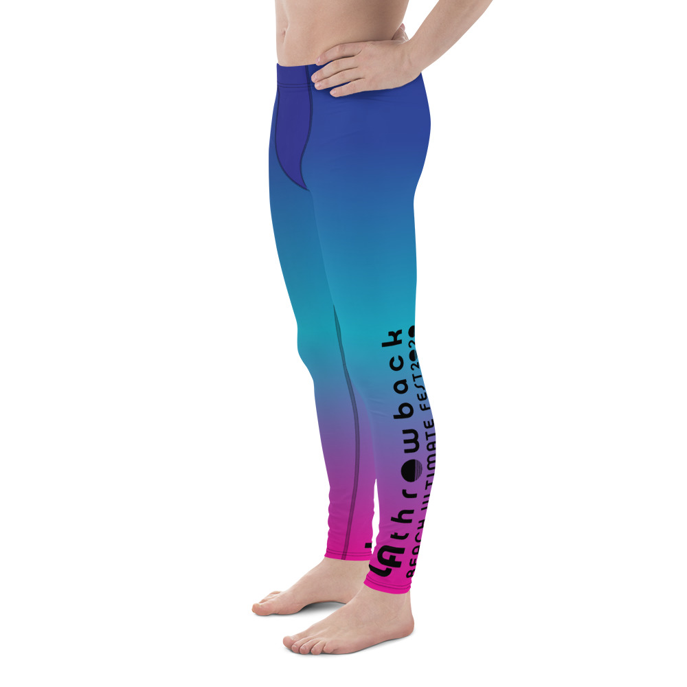 LATB2020 Men's Leggings blue-pink - Image 3