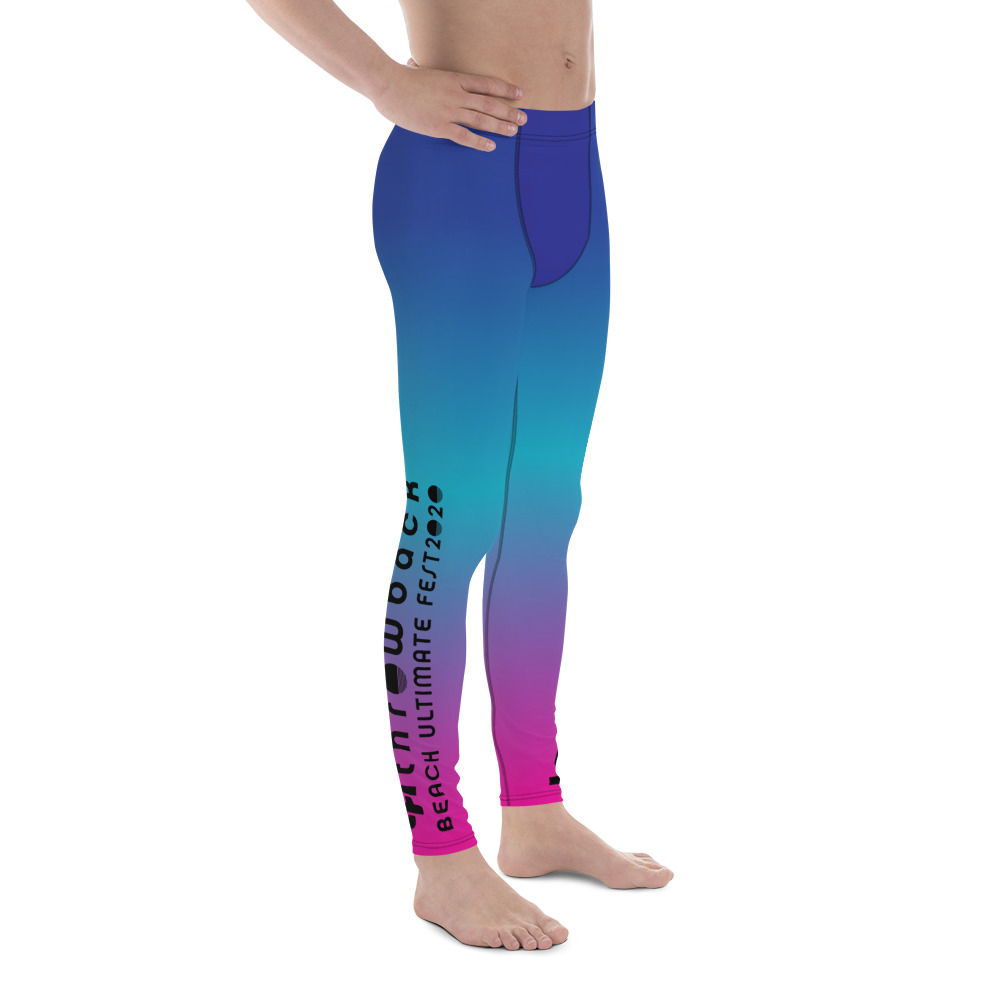 LATB2020 Men's Leggings blue-pink - Image 4