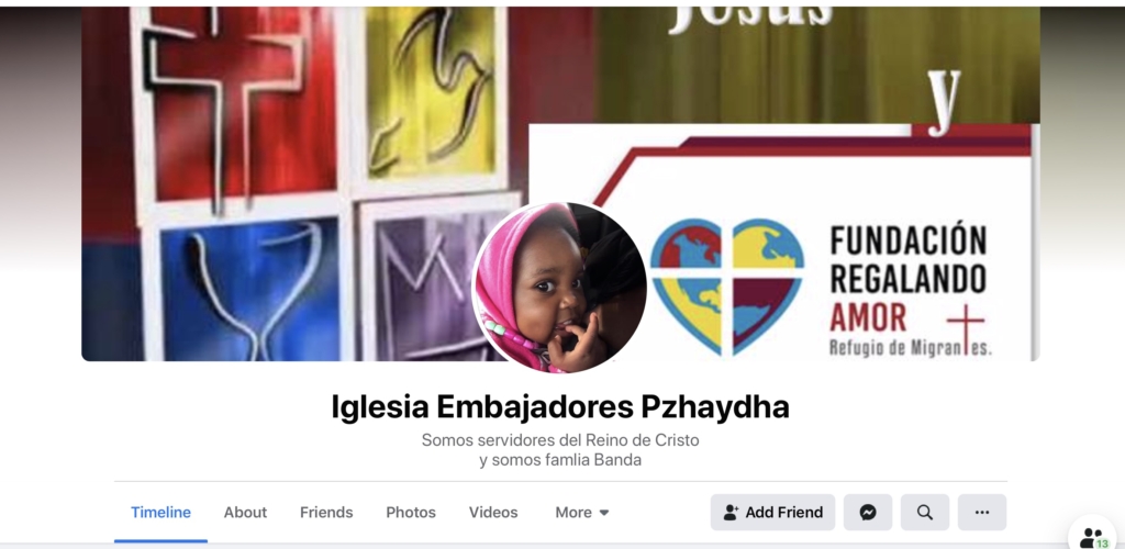 Image linked to Pastora Zaida's Iglesia Embajadores de Jesus Facebook Page